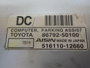 DRIVER ASSIST CONTROL MODULE LEXUS LS460 2007 2008 86792-50100 OEM