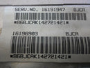 ENGINE COMPUTER CHEVROLET CAVALIER 1994 16191947 ECM PCM ECU OEM
