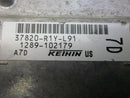 ENGINE COMPUTER HONDA CIVIC 2012 37820-R1Y-L91 ECM PCM ECU OEM