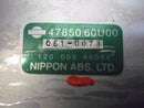 ABS Control Module for 1990, 1991, 1992 Infiniti Q45 â€“ 47850 60U00
