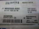 ENGINE COMPUTER MERCEDES BENZ SLK230 2001 2002 2003 1111532379 VIN CLEARED OEM