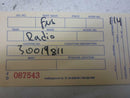 OEM Stereo Radio Cassette Player Pontiac Firefly 1998 1999 30019811