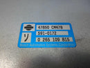 ABS Control Module Infiniti G35 2006 2007 47850 Cm47B Mt