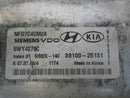 ENGINE COMPUTER HYUNDAI SONATA 2006 2007 2008 39100-25131 2.4L AT PCM ECU OEM