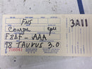ENGINE COMPUTER PROGRAMMED MERCURY SABLE 1998 F8DF-12A650-AAA RPP0 PCM ECM OEM