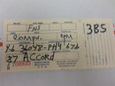 ENGINE COMPUTER HONDA ACCORD 1986 1987 36048-PH4-676 PCM ECM ECU OEM
