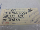 Airbag Control Module Mitsubishi Galant 1997 1998 Mr252992