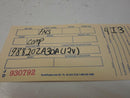 SRS CONTROL MODULE NISSAN MAXIMA 2005 98820ZA30A OEM