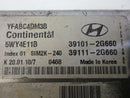 ENGINE COMPUTER HYUNDAI SONATA 2011 39111-2G660 39101-2G660 AT ECM PCM ECU OEM