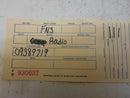 COMMUNICATION CONTROL MODULE CADILLAC ESCALADE 2002 09389719 OEM