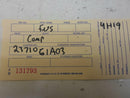 ENGINE COMPUTER NISSAN SENTRA 1987 23710 61A03 MT ECM PCM ECU OEM