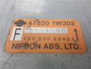 ABS Control Module Infiniti Qx4 1998 1999 47850 1W302
