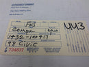 ENGINE COMPUTER HONDA CIVIC 1998 37820-P2P-345 PCM ECM ECU OEM