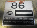 ENGINE COMPUTER NISSAN 200SX 1987 A18-668 G50 MT ECM PCM ECU OEM