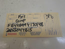 SRS CONTROL MODULE NISSAN MAXIMA 2000 285564Y615 OEM