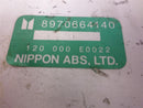 ABS Control Module Isuzu Trooper 1992 1993 8970664140