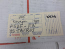 ENGINE COMPUTER FORD TAURUS 1995 F5DF-12A650-FA MXX0 3.0L PCM ECM ECU OEM