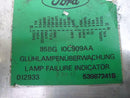 LAMP FAILURE INDICATOR CONTROL MODULE FORD SIERRA 1984 1985 85BG 10C909AA OEM