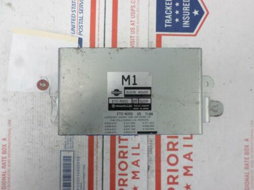 Transmission Control Module TCM TCU Infiniti I30 1995 1996 31036-40U00