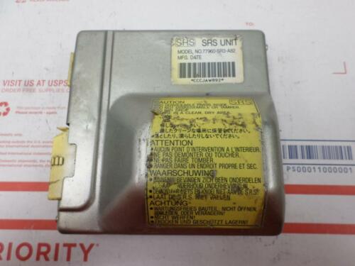 Airbag Control Module Honda Civic 1992 1993 77960-Sr3-A82