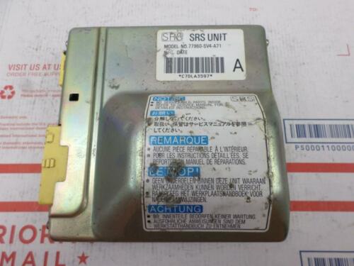 Airbag Control Module Honda Accord 1994 77960-Sv4-A71