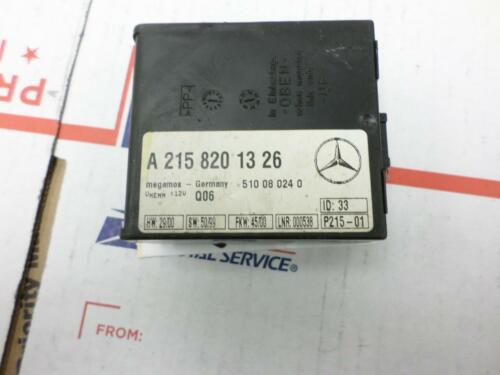 Theft-Locking Control Module Mercedes-Benz W215 Cl500 2000 2001 2158201326