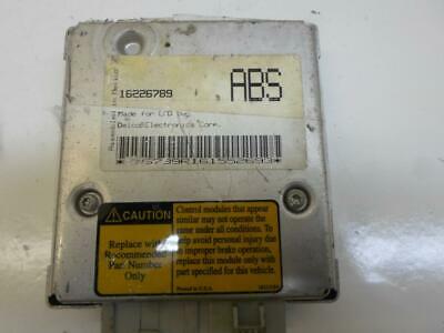 ABS Control Module Chevrolet Cavalier 1996 1997 1998 1999 16226789