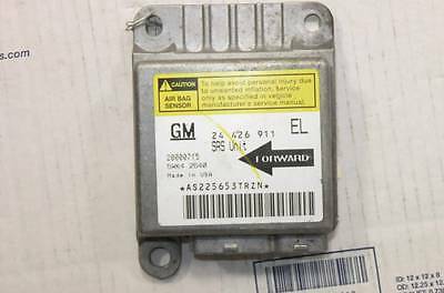 Airbag Control Module Saturn L-Series 2000 24 426 911