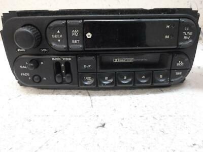 OEM Radio Dodge Caravan 2001 2002 04858583Ae Am-Fm-Cassette