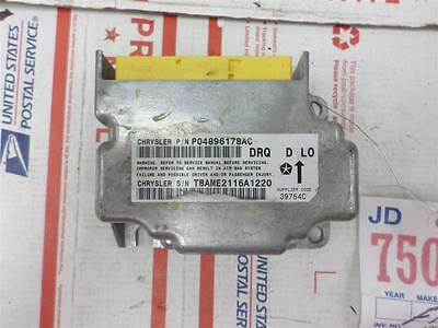 Airbag Control Module Dodge 1500 Pickup 2007 04896178Ac