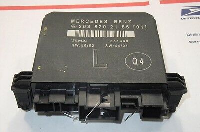 Door Control Module Mercedes-Benz W203 C-Class C230 2002 2003 2004 2005 2006 2007