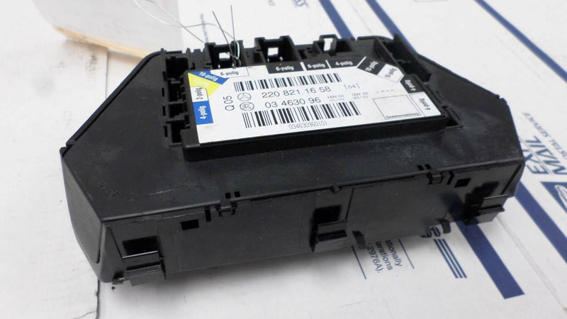 Seat Control Module Right Rear Mercedes-Benz W220 S-Class S500 2000