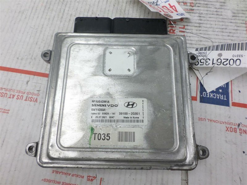 OEM Engine Computer Hyundai Sonata 2009 2010 39100-2G351 PCM ECM ECU