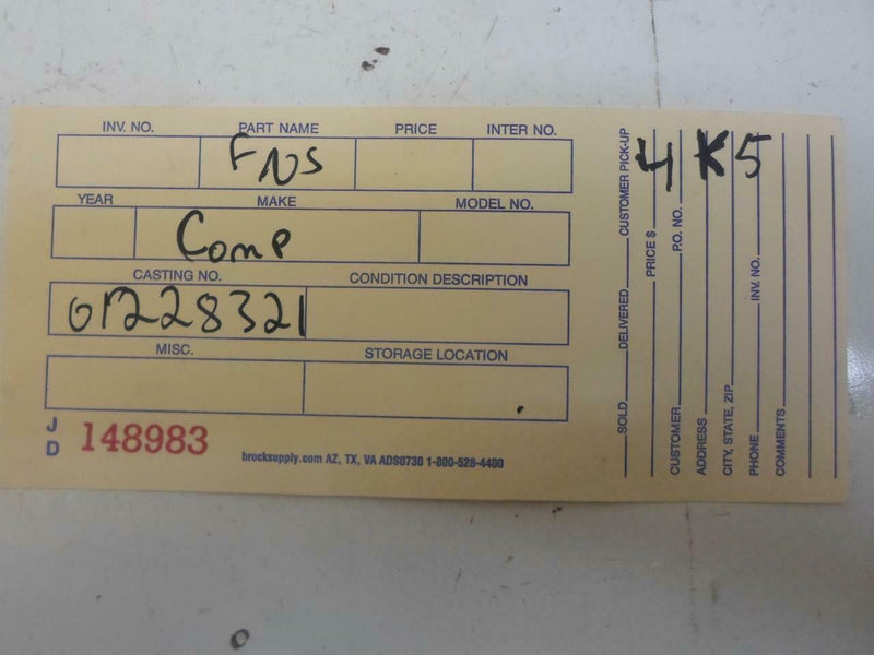 OEM Engine Computer Chevrolet Cavalier 1988 1989 01228321 PCM ECM ECU
