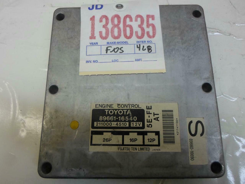 OEM Engine Computer Programmed Plug&Play Toyota Paseo 1997 1998 1999 89661-16540