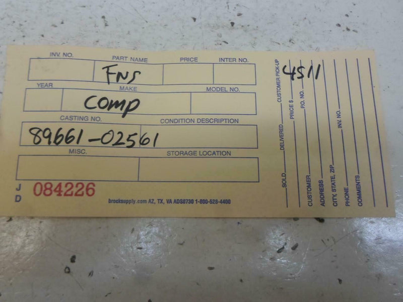 OEM Engine Computer Programmed Plug&Play Toyota Corolla 1999 89661-02561 At ECM