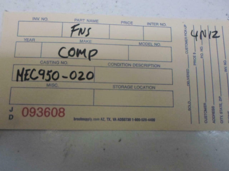 OEM Engine Computer Programmed Plug&Play Nissan Sentra 2009 Mec950-020 D2 PCM