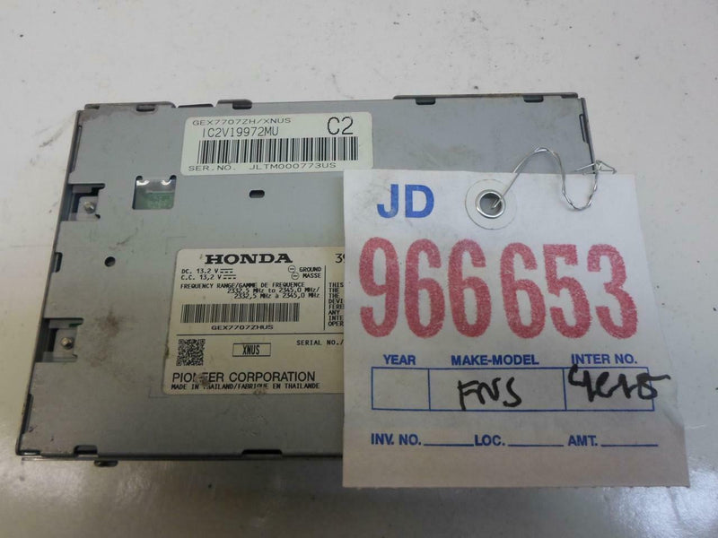 Satellite Radio Control Module Acura TL 2011 2012 39820-Sja-A410-M1