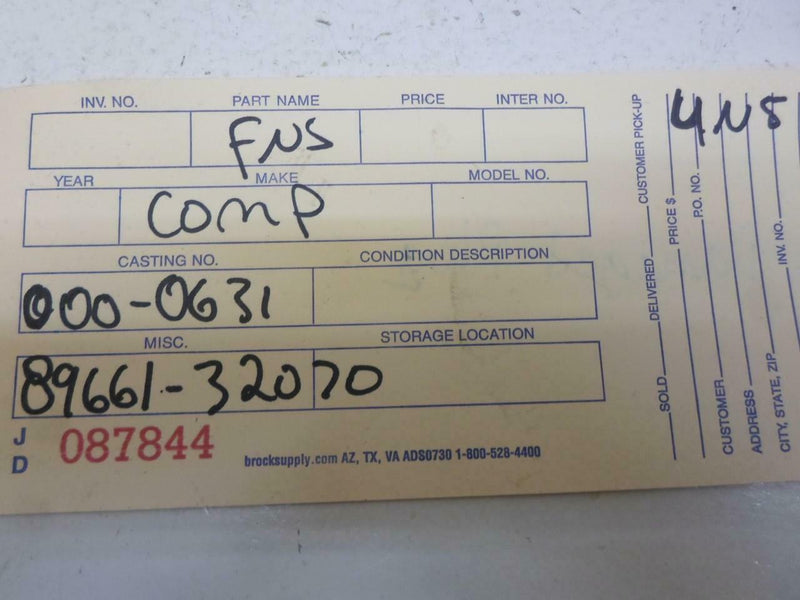 OEM Engine Computer Toyota Camry 1987 89661-32070 PCM ECM ECU
