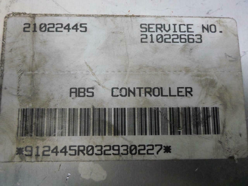 ABS Control Module Saturn S Series 1994 21022445 21022663