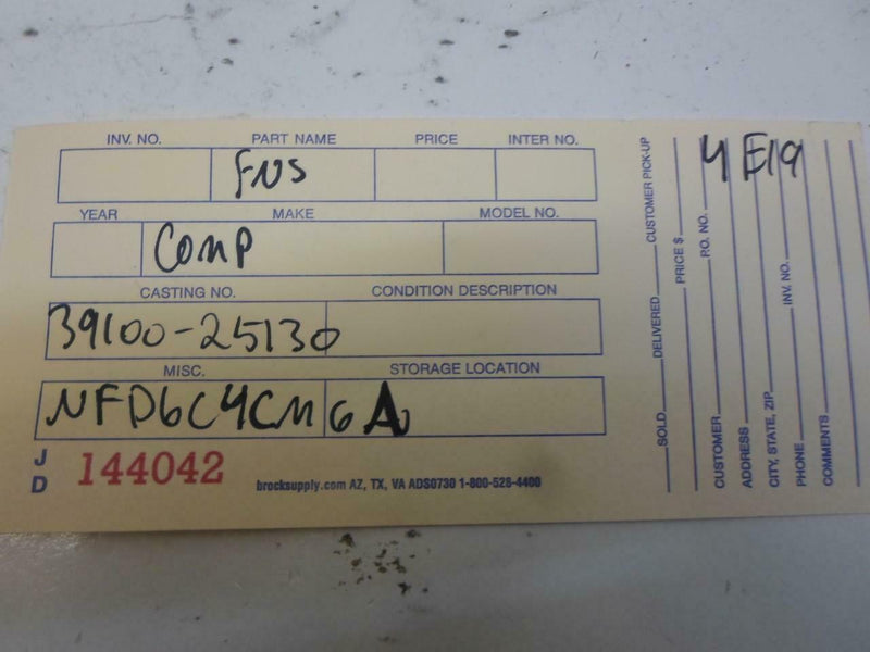 OEM Engine Computer Hyundai Sonata 2006 2007 2008 39100-25130 2.4L At ECM PCM