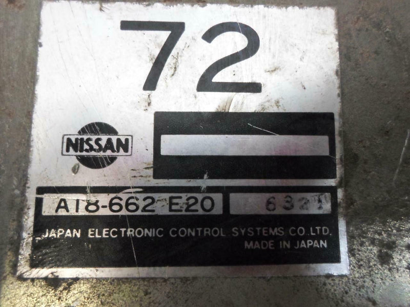 OEM Engine Computer Nissan Maxima 1987 A18-662 E20 Mt ECM PCM ECU