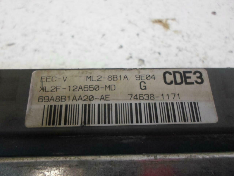 OEM Engine Computer Programmed/Updated Ford Explorer 1999 Xl2F-12A650-Md Cde3 4.0L