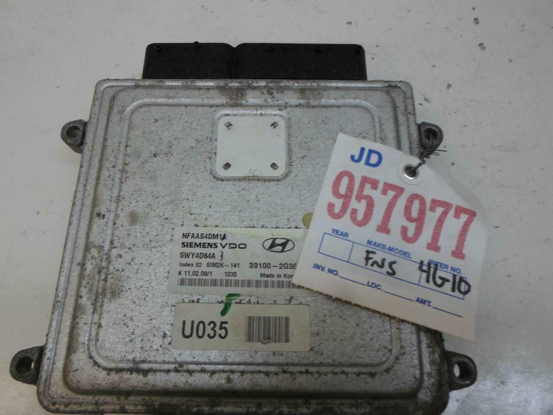 OEM Engine Computer Hyundai Sonata 2009 2010 39100-2G352 2.4L At ECM PCM ECU
