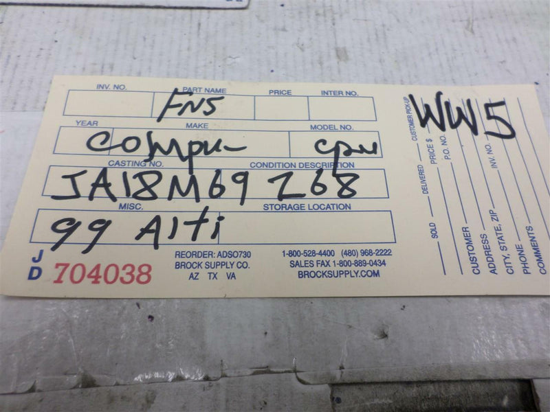 OEM Engine Computer Programmed Plug&Play Nissan Altima 1999 Ja18M69 Z68 PCM ECM