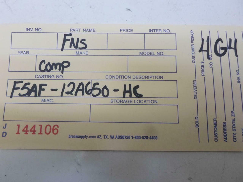 OEM Engine Computer Programmed/Updated Lincoln Town Car 1995 F5Af-12A650-Hc Bch2 ECM
