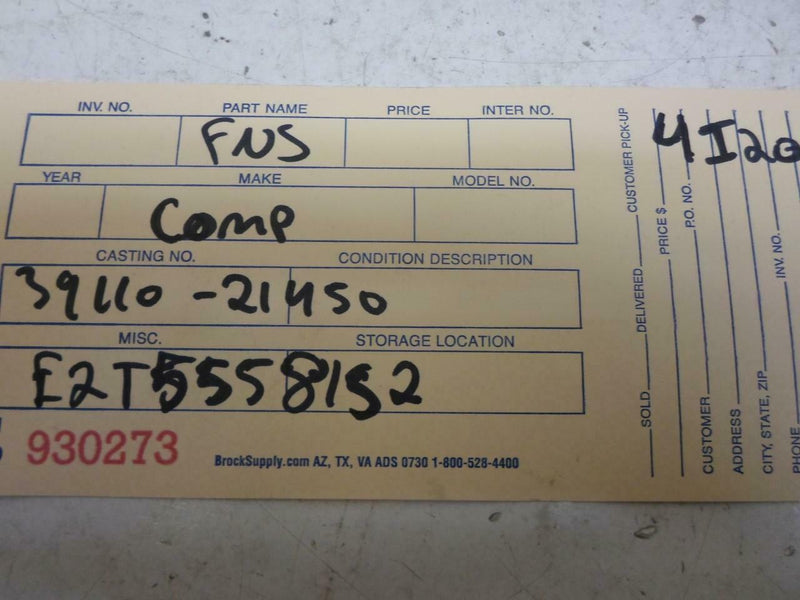 OEM Engine Computer Mitsubishi Precis 1988 1989 39110-21450 At ECM PCM ECU