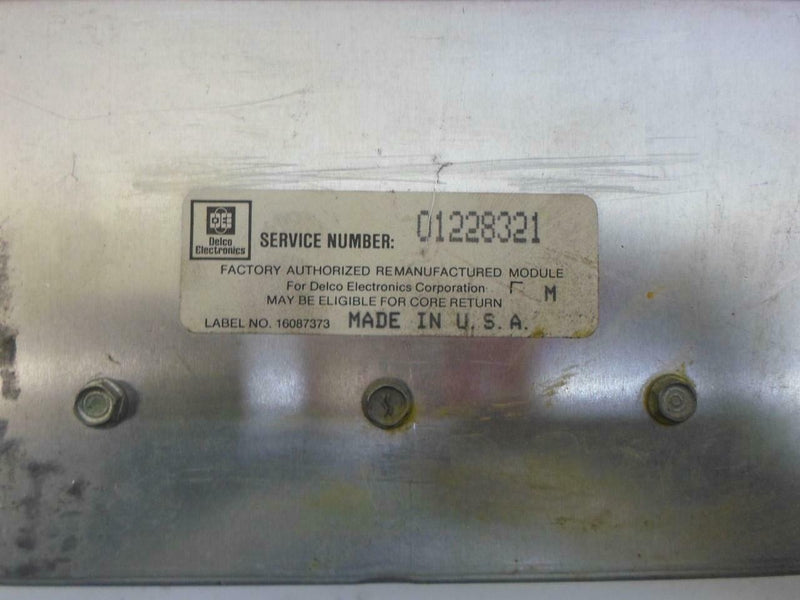 OEM Engine Computer Chevrolet Cavalier 1988 1989 01228321 PCM ECM ECU