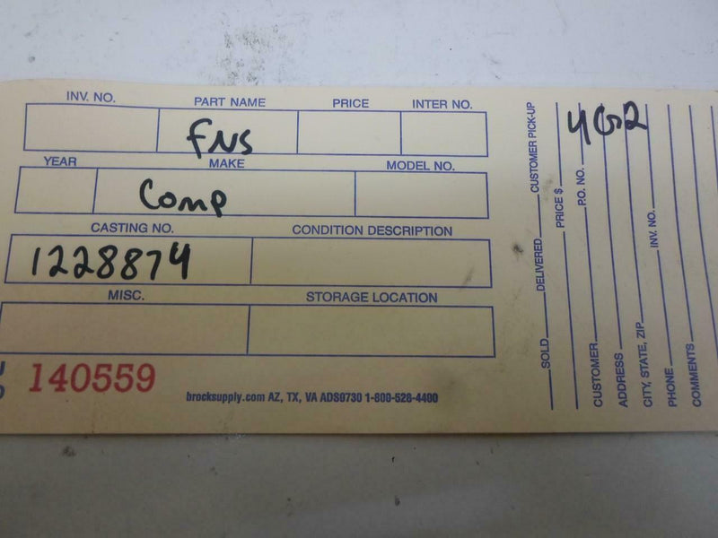 Airbag Control Module Chevrolet Beretta 1991 1992 1228874