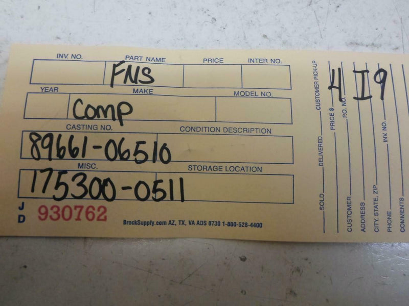 OEM Engine Computer Programmed Plug&Play Toyota Camry 1998 89661-06510 PCM ECU